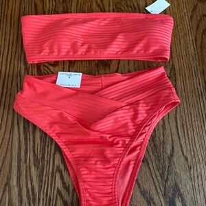 Aeropostale Coral Bikini Set